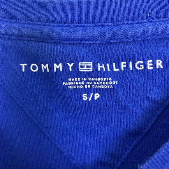TOMMY HILFIGER Blue 'Hilfiger' Tee - Picture 5 of 5